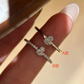 Damen zierlicher Ring mit funkelndem Herzdesign und kristallklaren Zirkonia Shop Nory