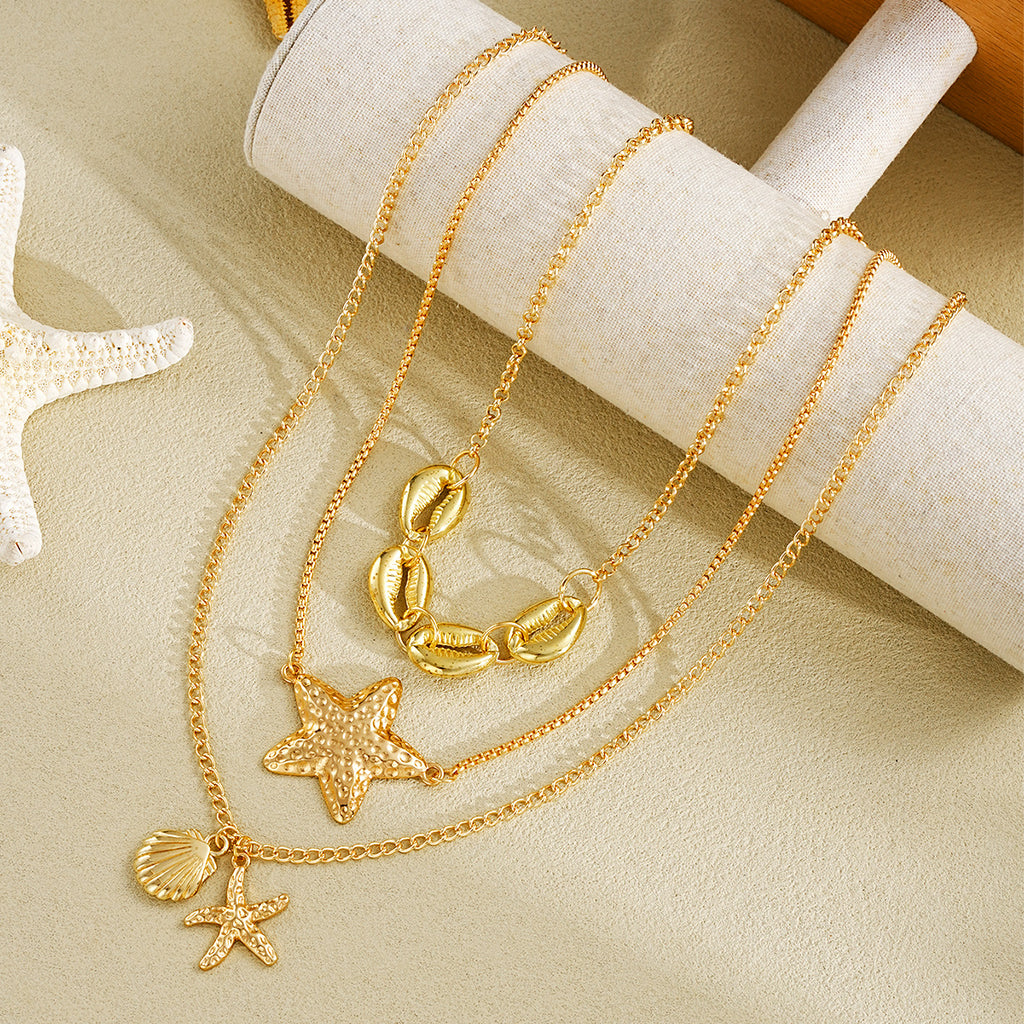 Damen Halskette Set mit maritimen Motiven und eleganten Details Shop Nory