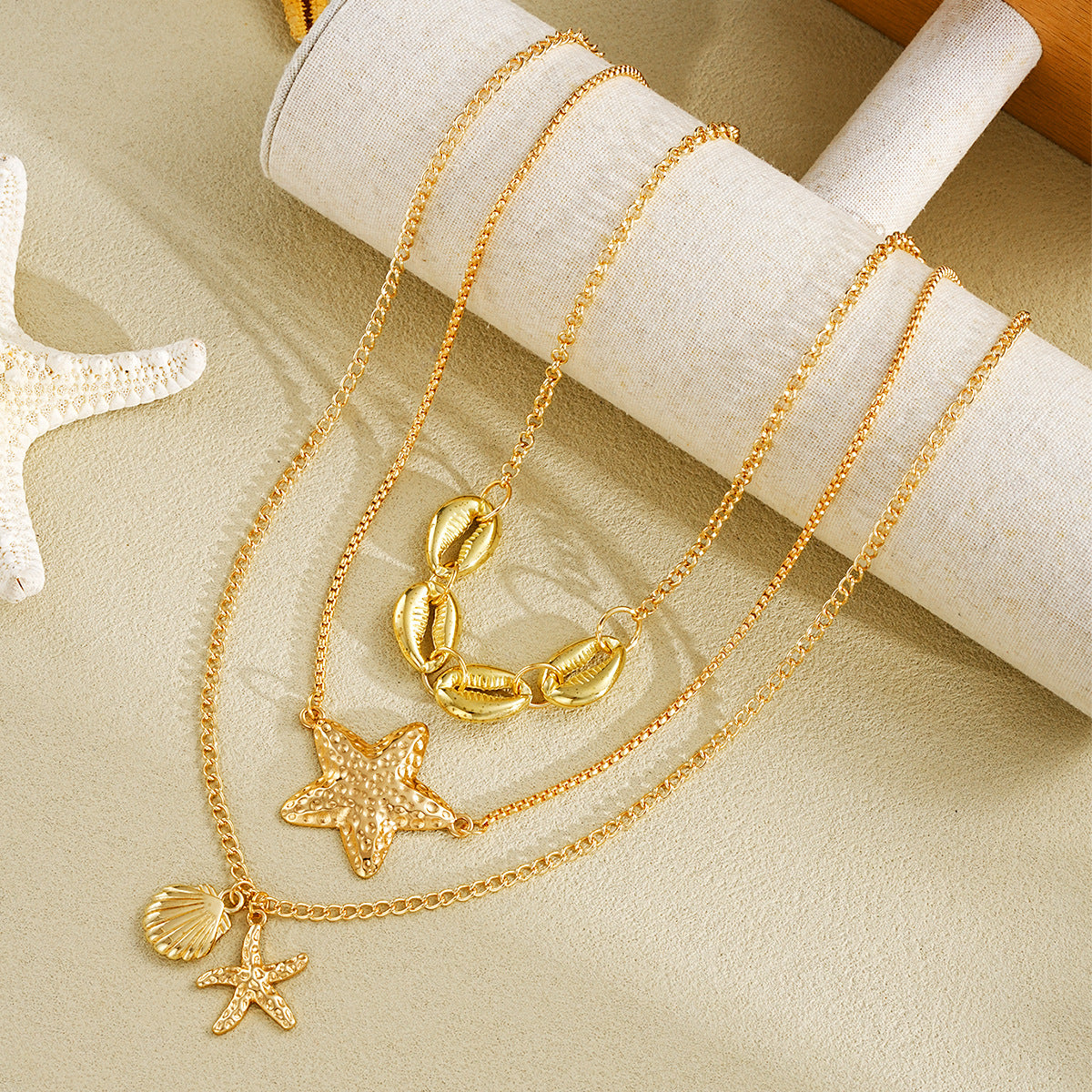 Damen Halskette Set mit maritimen Motiven und eleganten Details Shop Nory