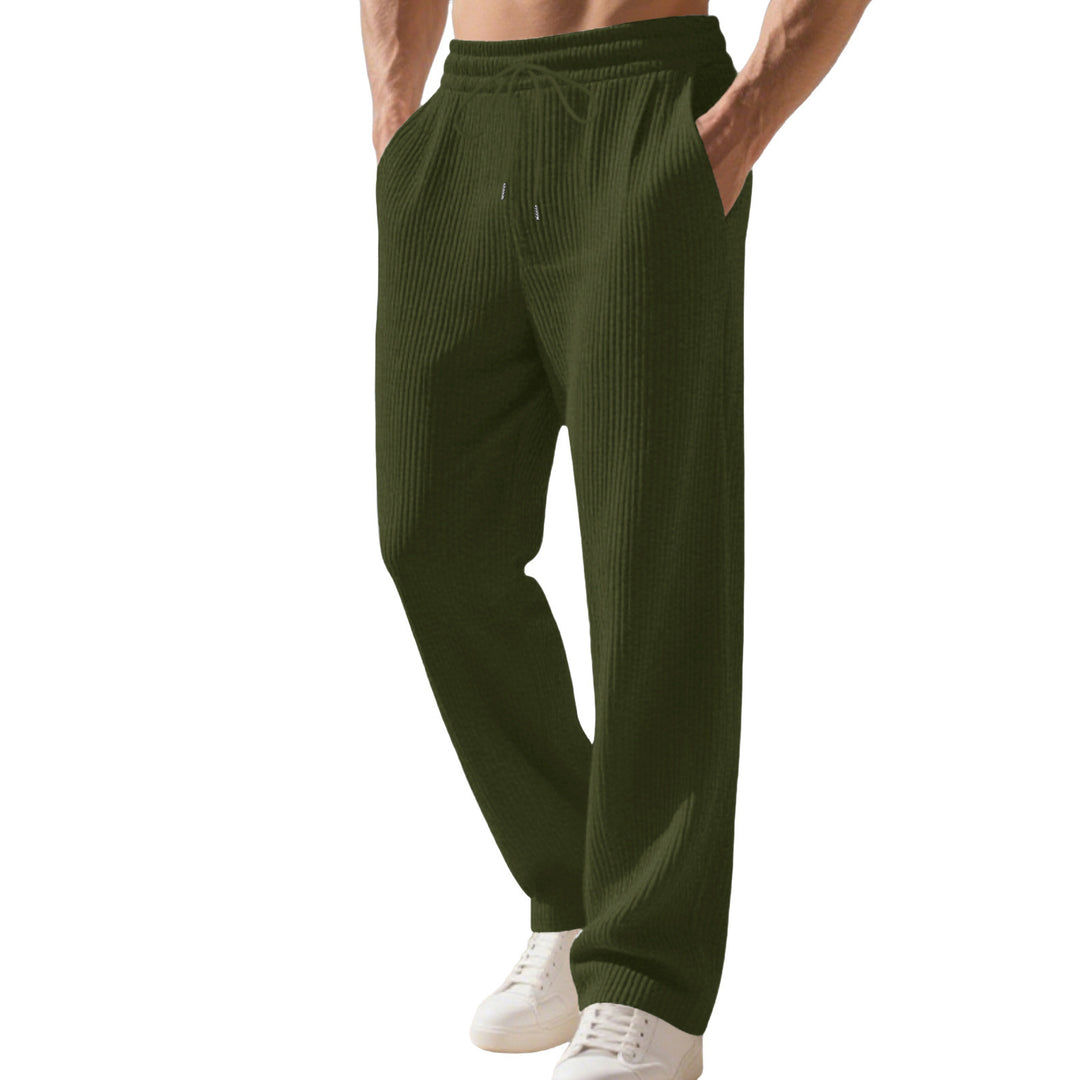 Herren Relaxed-Fit Strick-Jogginghose mit feiner Rippstruktur Shop Nory
