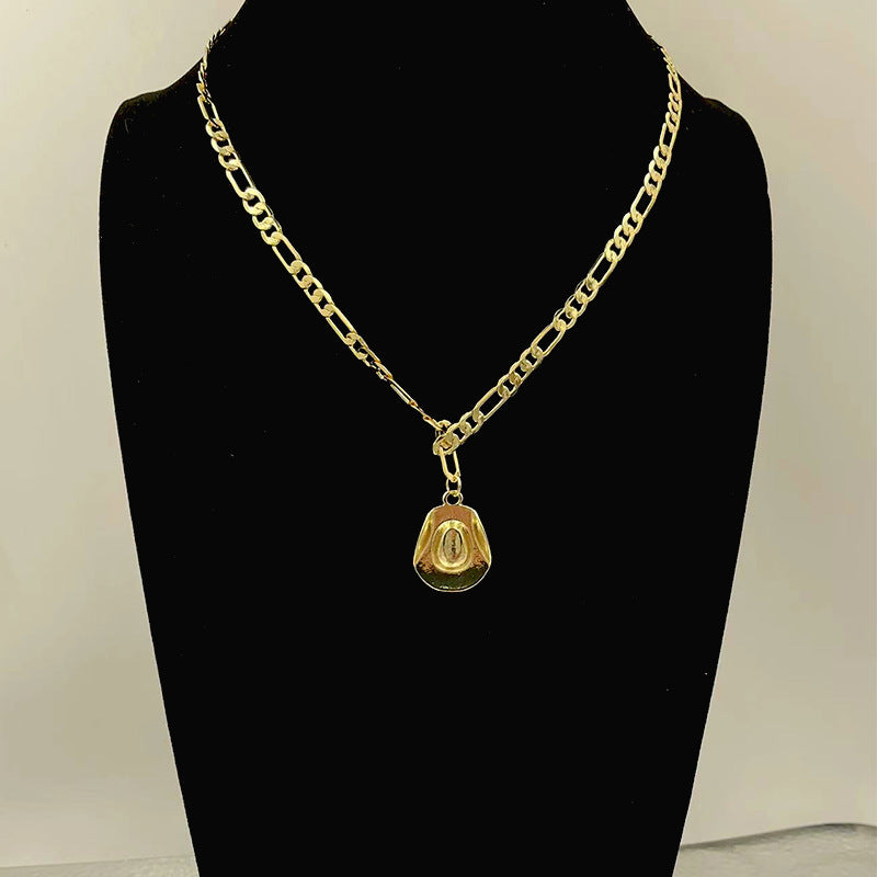 Damen Halskette mit einzigartigem Anhänger und stylischem Gliederdesign Shop Nory