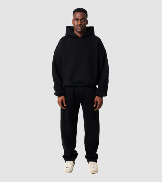Unisex nan gemütliches Loungewear-Set mit hohem Rollkragen, relaxed-fit Sweatshirt und gerader Sweatpants Shop Nory