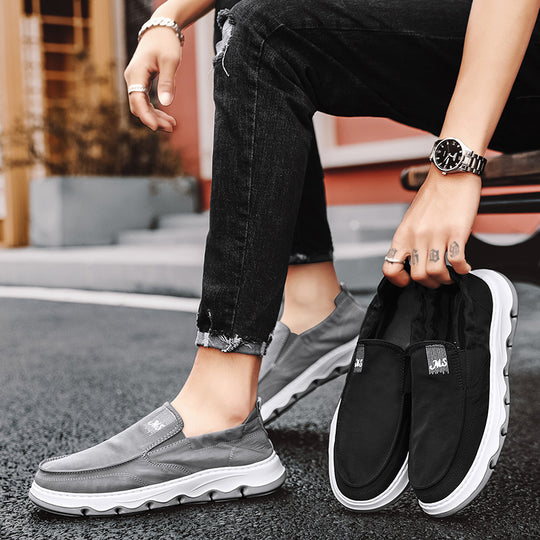 Herren eleganter Slipper-Sneaker mit elastischem Einstieg und stoßdämpfender Wellensohle Shop Nory