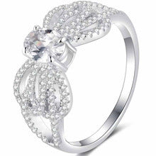 Damen eleganter Zirkonia Ring mit kunstvollem Design und funkelnden Akzenten Shop Nory