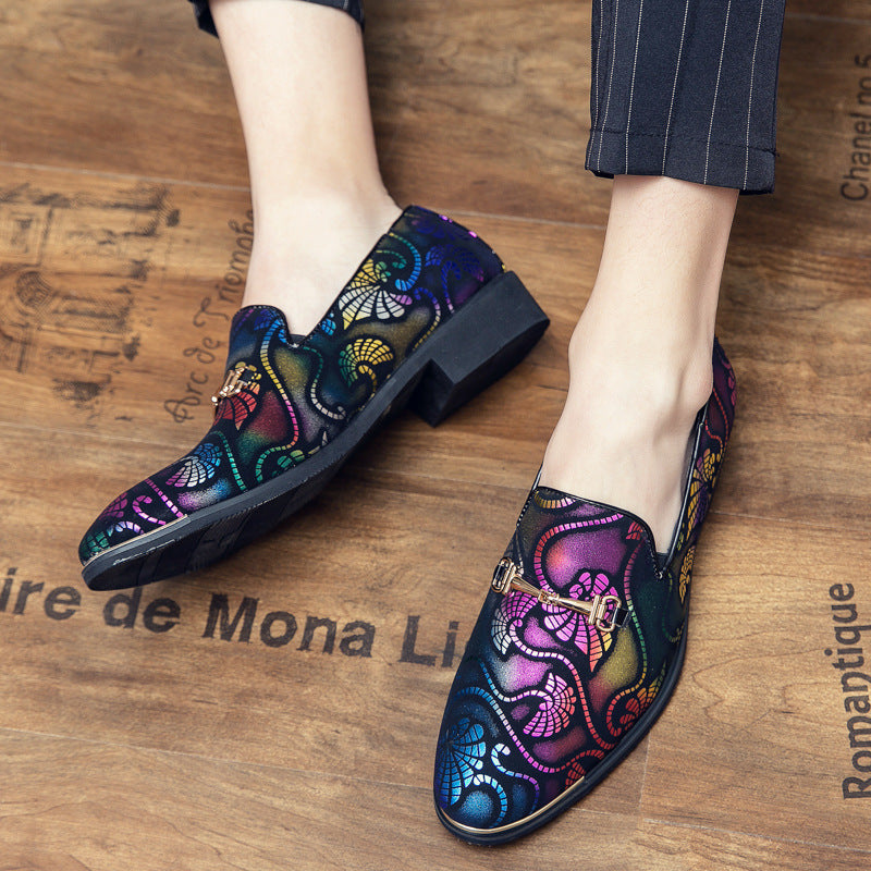 Herren eleganter Slip-On Loafer mit dekorativem Metalldetail, spitzer Form und gepolstertem Komfortfußbett Shop Nory