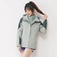Damen Jacke Erbsengrün