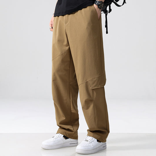 Herren Cargo-Hose im Utility-Look mit Relaxed-Fit, Mehrfach-Beintaschen und elastischem Bund Shop Nory