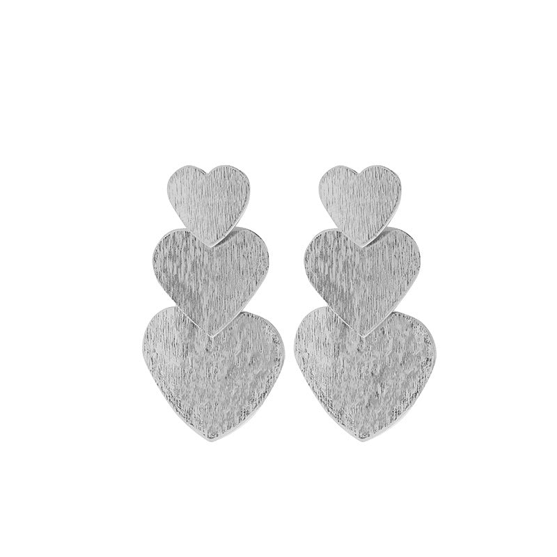 Damen Ohrstecker mit Herzen Shop Nory
