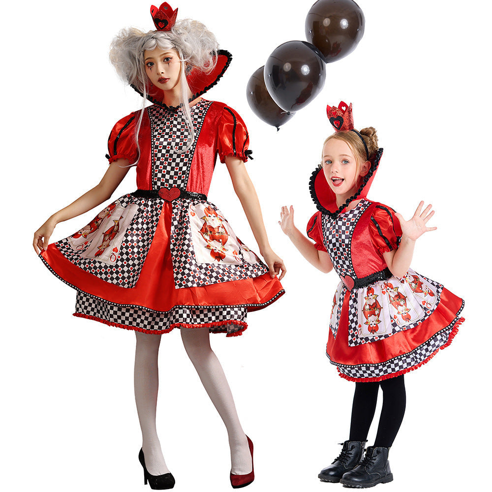 Mädchen Prinzessinnenkostüm im Spielkarten-Design Shop Nory