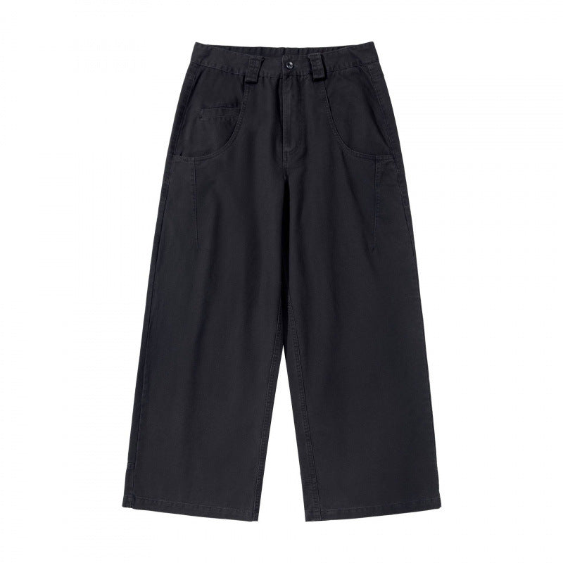 Damen Weite Highwaist-Culottehose mit Utility-Taschen und legerer Cropped-Silhouette Shop Nory