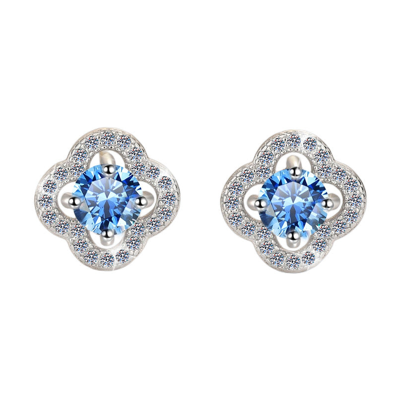 Damen Ohrringe mit kunstvollem Blumenmuster Shop Nory