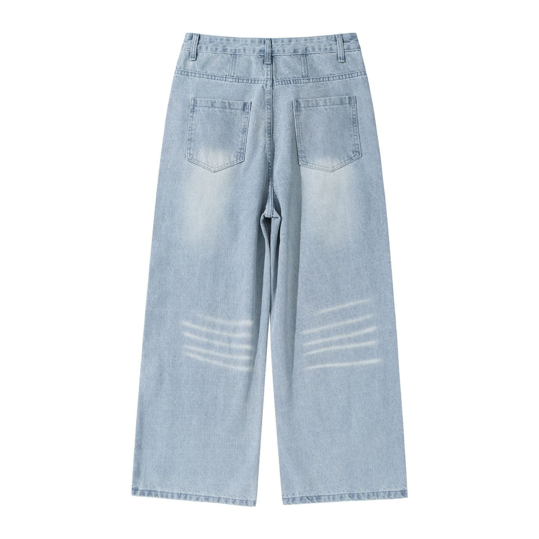 Damen Hochtaillierte weite Cropped-Jeans mit Bundfalten und Utility-Taschen Shop Nory