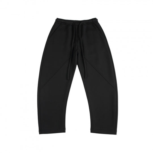 Unisex Weite Tech-Jogginghose mit diagonalem Nahtdesign, Elastikbund und Tunnelzug Shop Nory