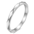 Damen Ring im modernen, facettierten Design Shop Nory