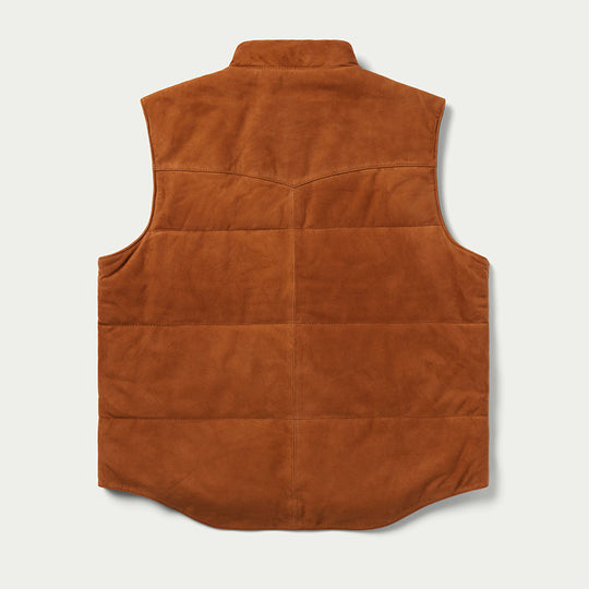Herren Wildlederweste mit Stehkragen und aufgesetzten Taschen Shop Nory