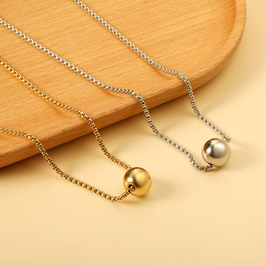 Damen modische Halskette mit verstellbarem Anhänger und eleganten Gliedern Shop Nory