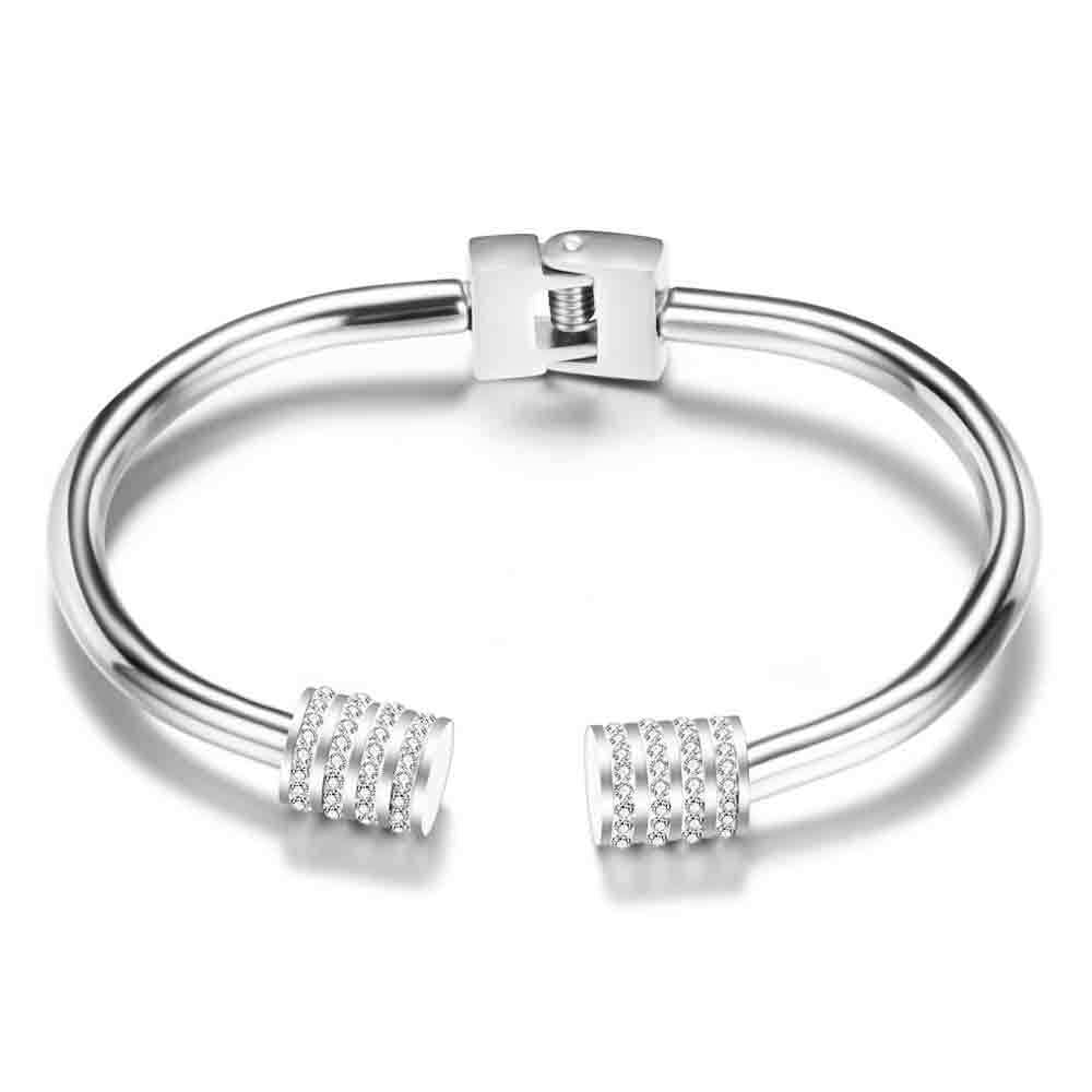 Damen Armreif mit funkelnden Kristallelementen Shop Nory