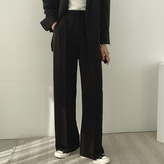 Damen elegantes Blazer-Set mit weitem Schnitt