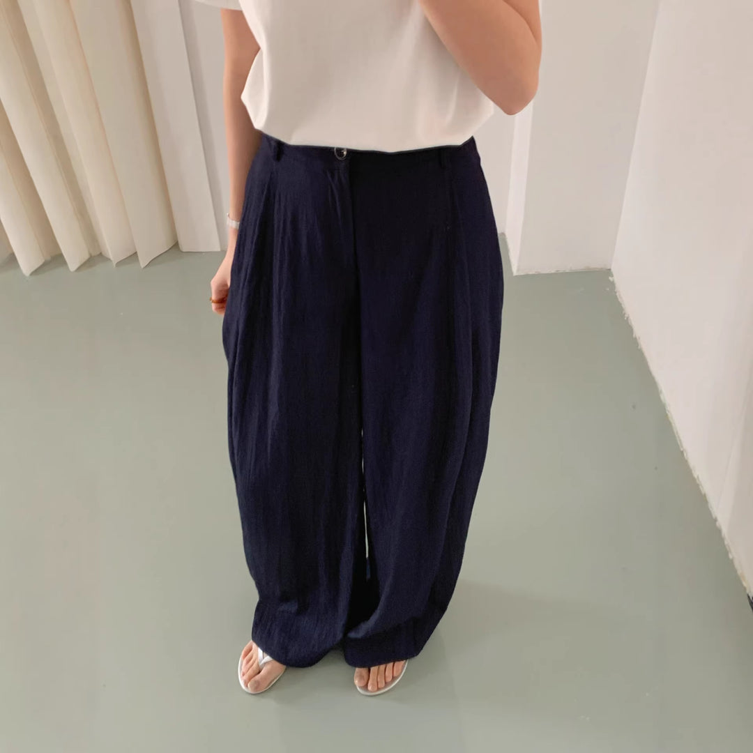 Damen Weite Leinenhose Shop Nory