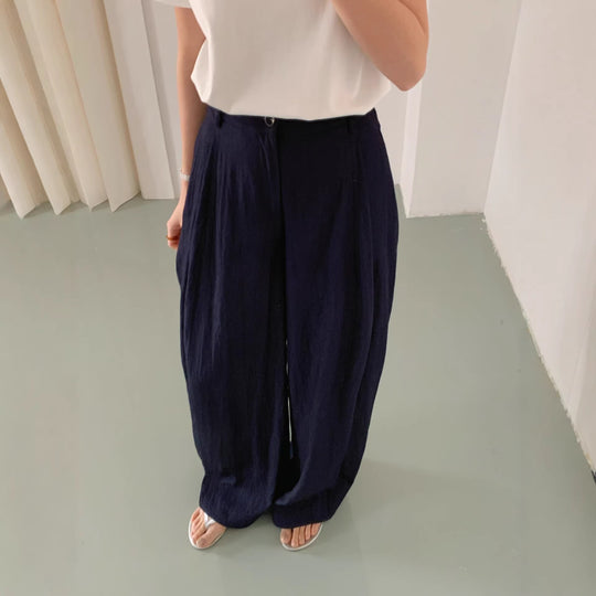 Damen Weite Leinenhose Shop Nory