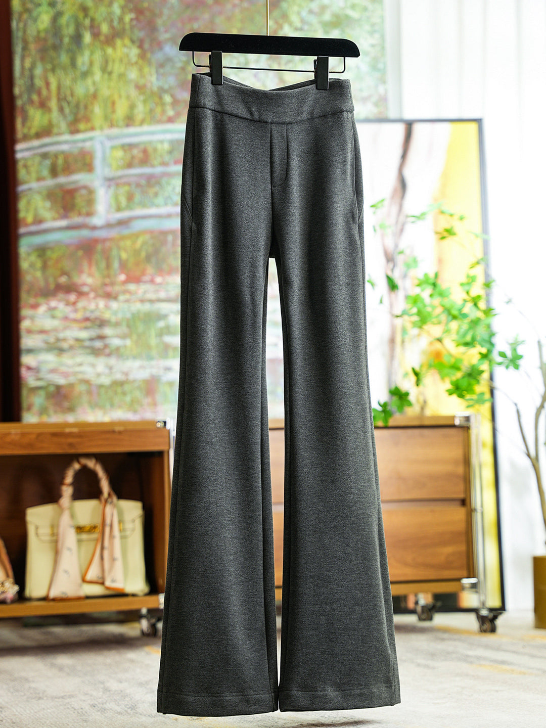 Damen Weit geschnittene Jersey-Hosen Shop Nory
