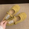 Damen Ballerinas mit verstellbarem Riemen und weichem Innenfutter