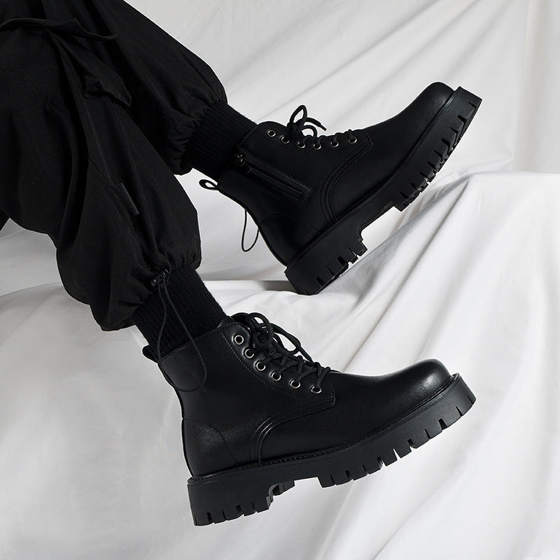 Herren Robuste Schnürstiefel mit rutschfester Sohle und strapazierfähigem Obermaterial