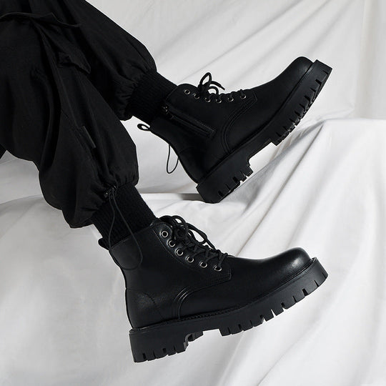 Herren Robuste Schnürstiefel mit rutschfester Sohle und strapazierfähigem Obermaterial