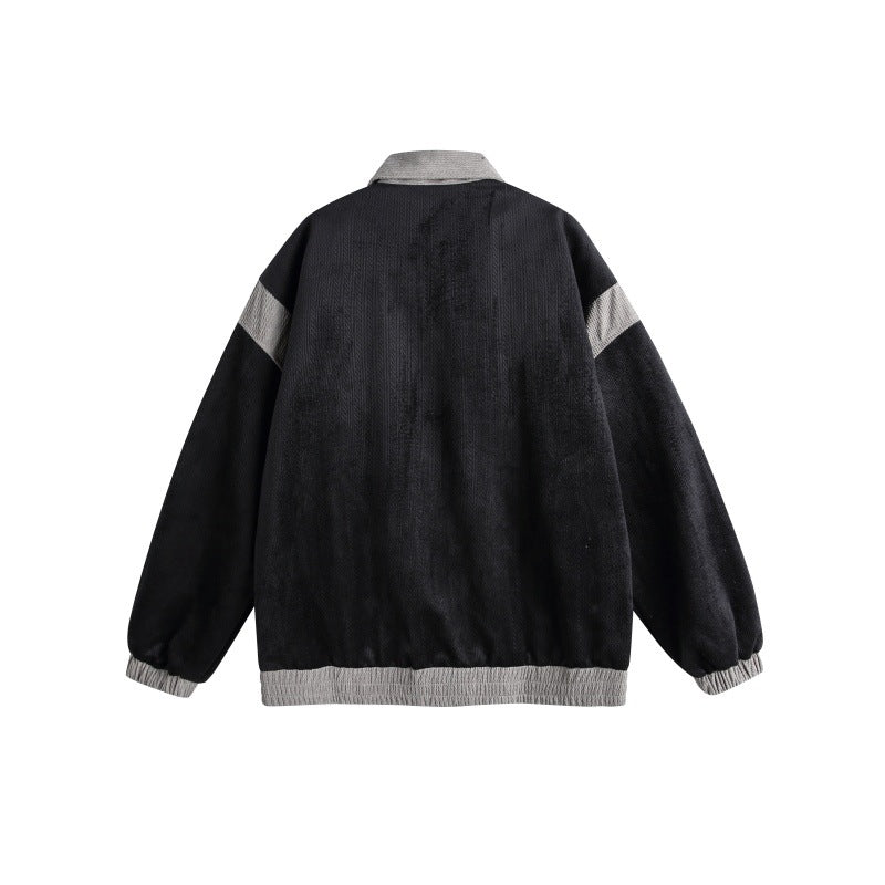 Unisex Harrington-Blousonjacke mit Strukturstoff und Kontrastbesatz Shop Nory