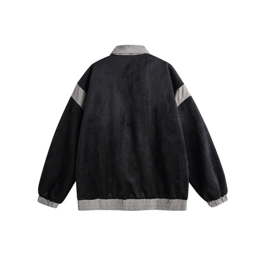 Unisex Harrington-Blousonjacke mit Strukturstoff und Kontrastbesatz Shop Nory