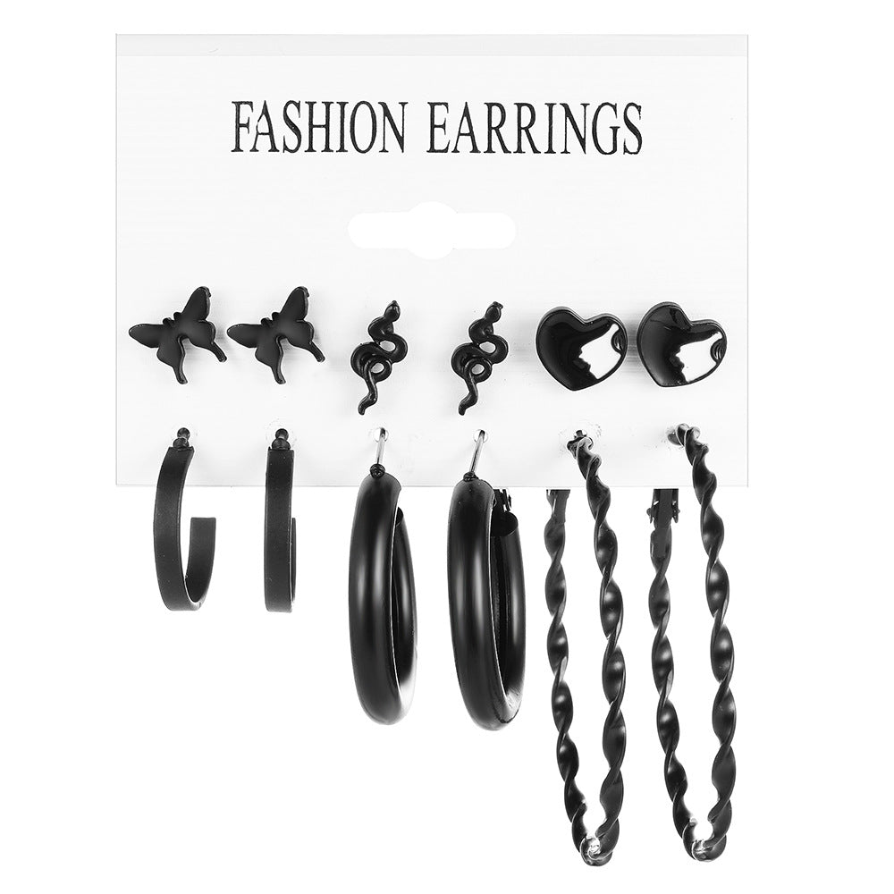 Damen Ohrringe Set mit verschiedenen kreativen Designs Shop Nory