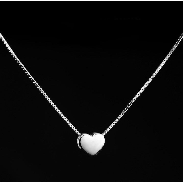 Damen Halskette mit herzförmigem Anhänger aus hochwertigem Edelstahl Shop Nory