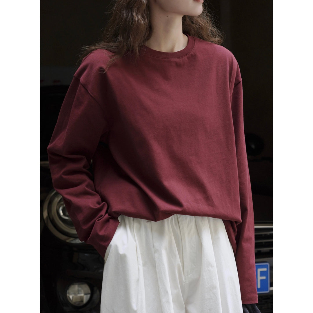 Damen Lässiges Oversize-Sweatshirt mit Rundhals und überschnittener Schulter Shop Nory