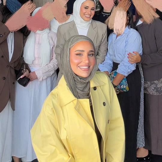 Damen Leichter Regen-Trench mit Doppelreiher, kastiger Oversize-Silhouette und Hemdkragen Shop Nory