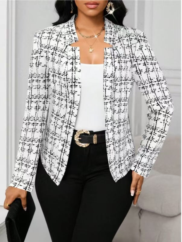 Damen raffinierte Business-Blazerjacke
