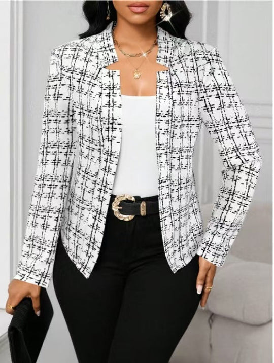Damen raffinierte Business-Blazerjacke