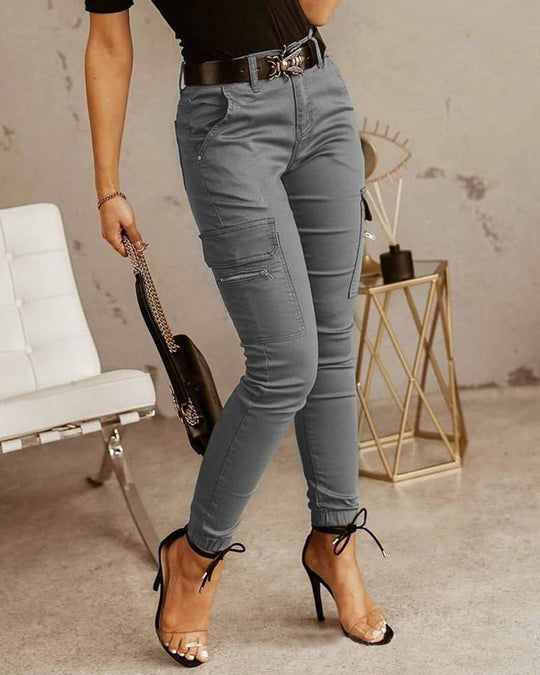 Damen Cargo-Hose mit praktischen Taschen und modernem Schnitt
