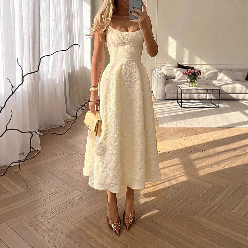 Damen langes Kleider mit feinem TexturgewShopnorye Shopnory