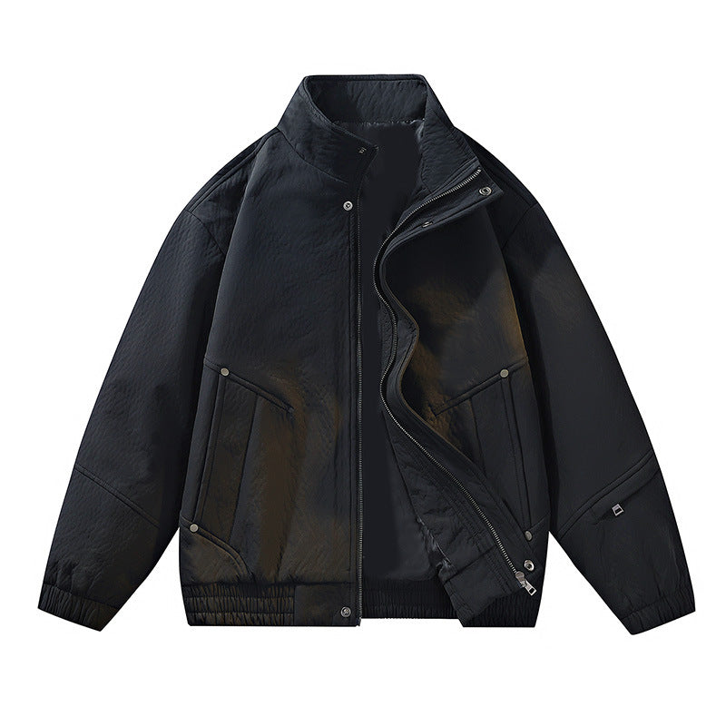Herren Lässige Übergangsjacke mit hochgeschlossenem Kragen Shop Nory