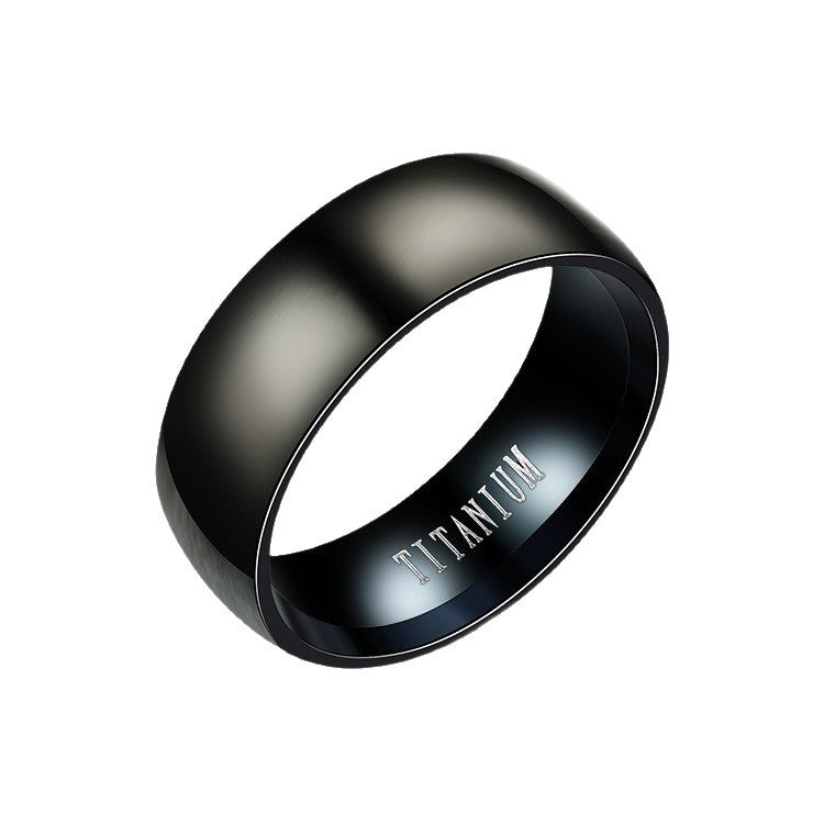 Herren Titanring mit modernem, eleganten Design Shop Nory