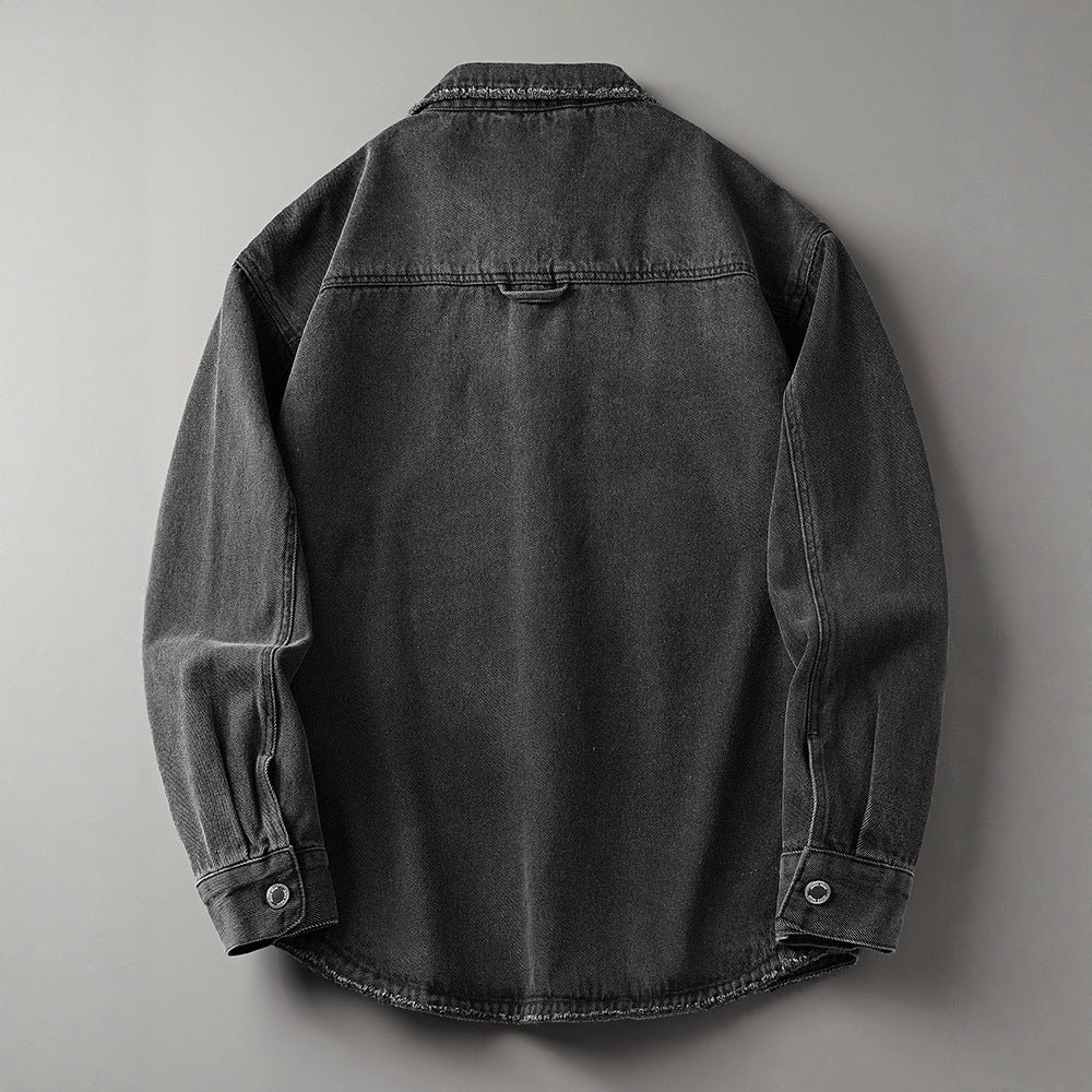 Herren Robuste Denim Hemdbluse Shop Nory