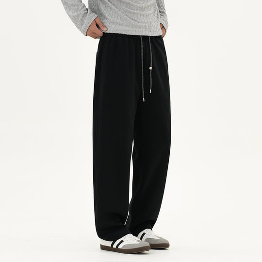 Unisex Baumwoll-Jogginghose mit weitem Bein und Kordelzug Shop Nory