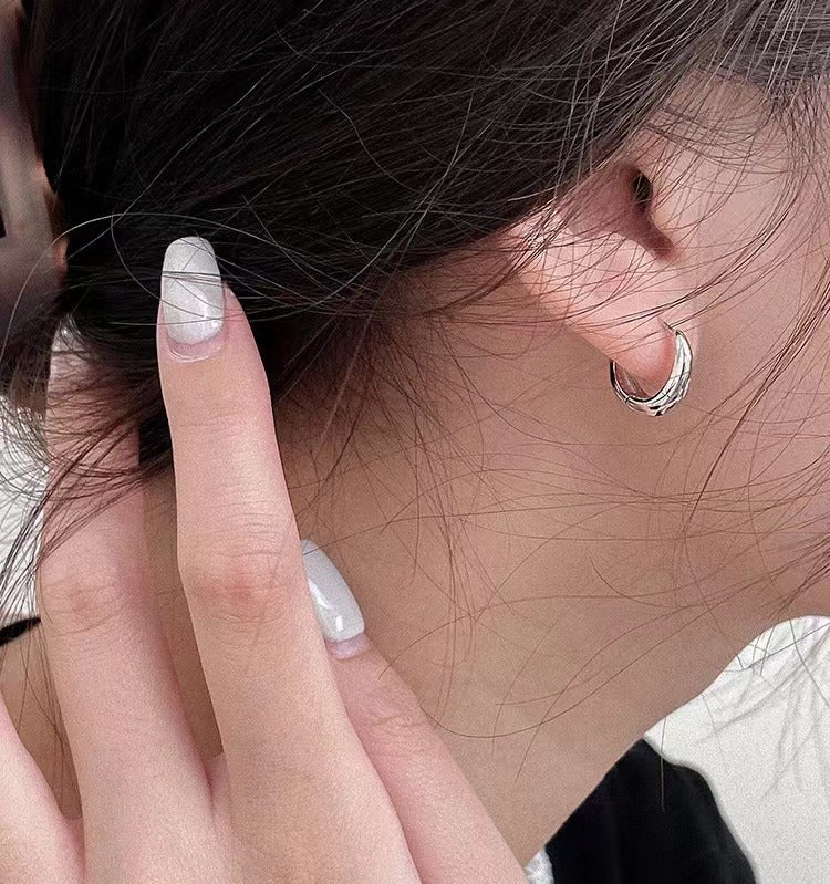Damen Elegante Polierte Creolen Kaufen Nory