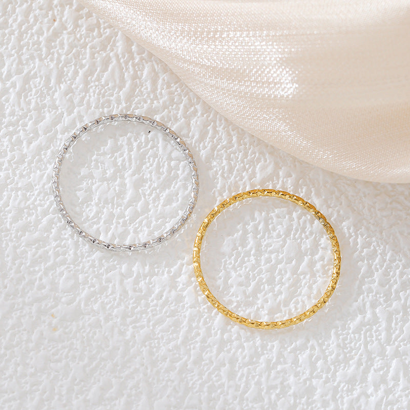 Damen filigraner Ring mit geometrischem Muster Shop Nory
