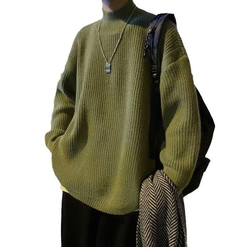 Damen Grobstrickpullover mit hohem Kragen Shop Nory