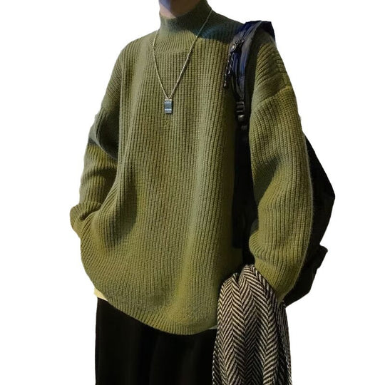 Damen Grobstrickpullover mit hohem Kragen Shop Nory
