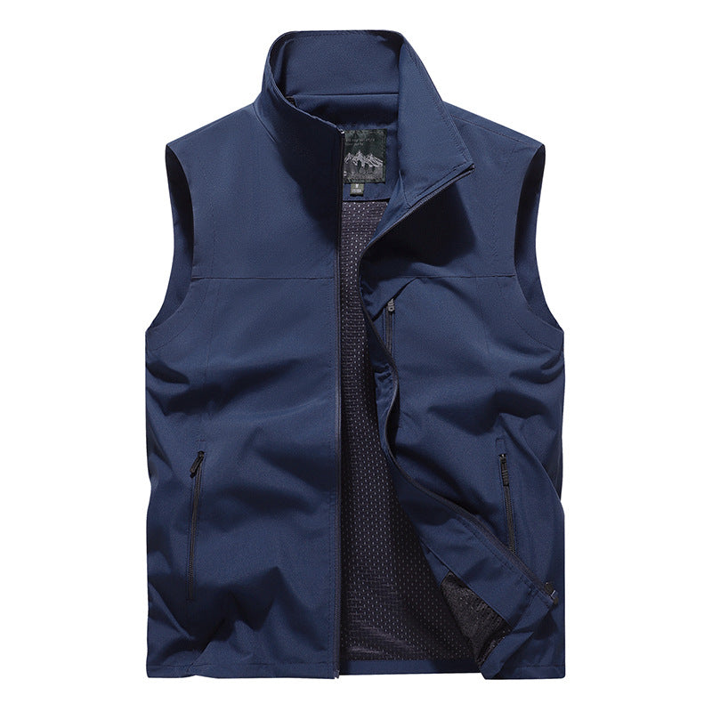 Herren Softshell-Outdoorweste mit winddichter Mikrofaserschale, Mesh-Innenfutter und Reißverschlusstaschen Shop Nory