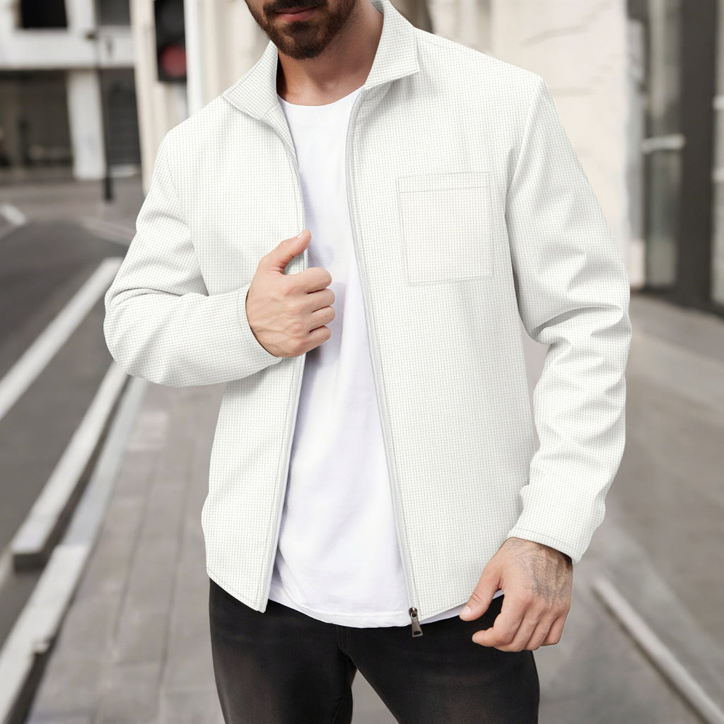 Herren modische Jacke mit strukturiertem Design