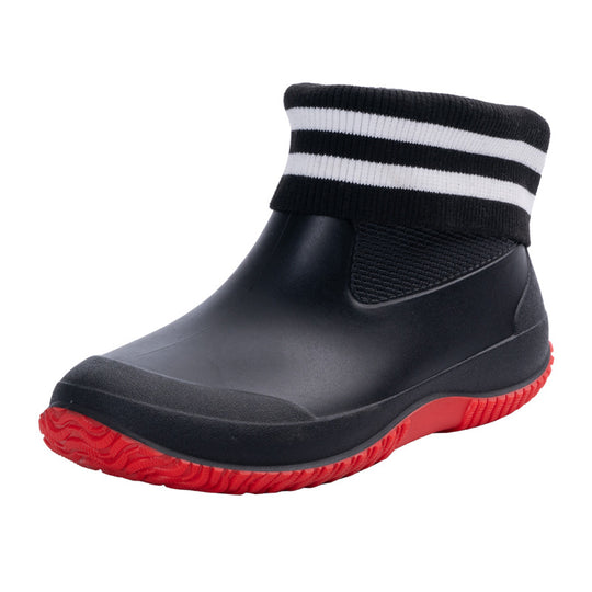 Herren Kurzschaftige wasserdichte Gummistiefelette mit griffiger Profilsohle Shop Nory