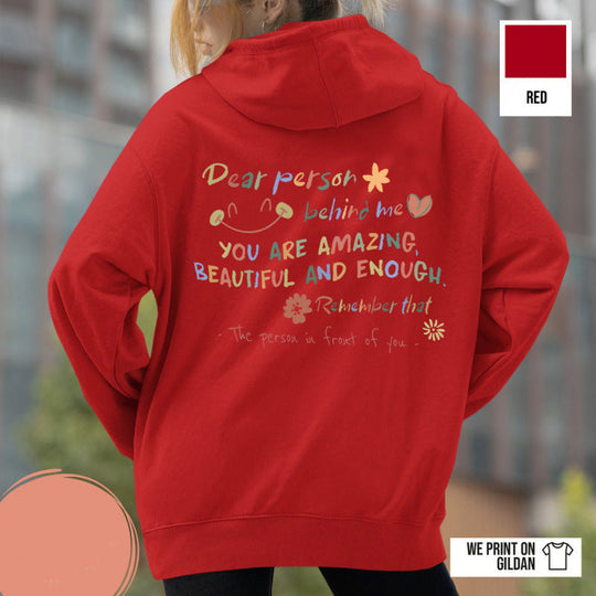 Damen Kapuzenpullover mit motivierendem Schriftzug und komfortabler Passform Shopnory